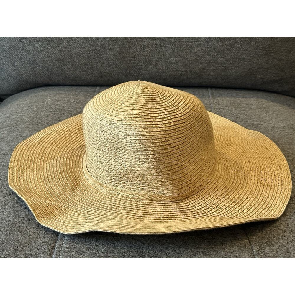 Straw Hat with Bow 21.5" Circumference - Picture 5 of 6